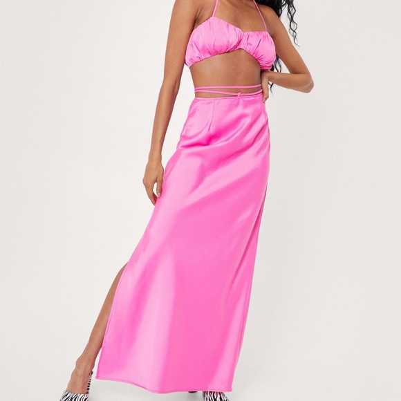 Nasty Gal Dresses & Skirts - NEW Pink two piece set